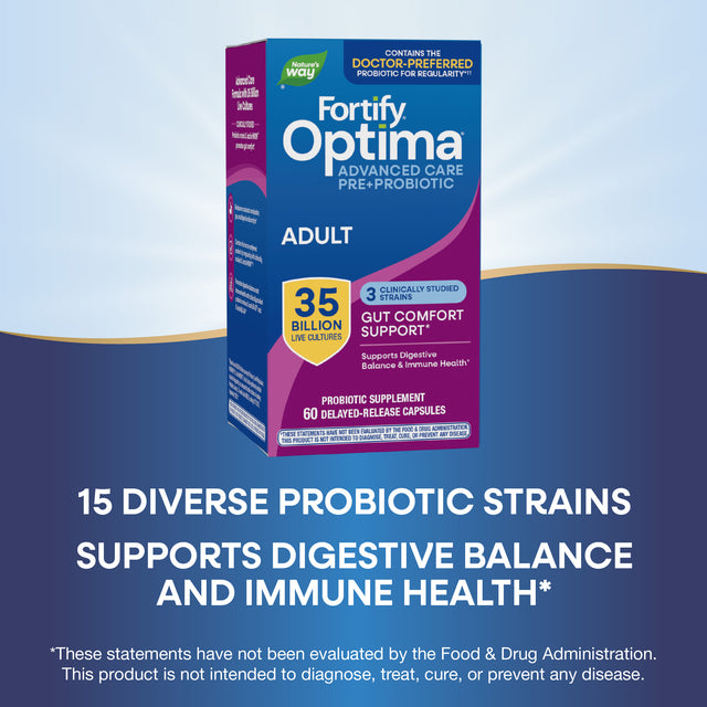 <{%MAIN9_15653%}>Nature's Way® | Fortify Optima Pre+Probiotic
