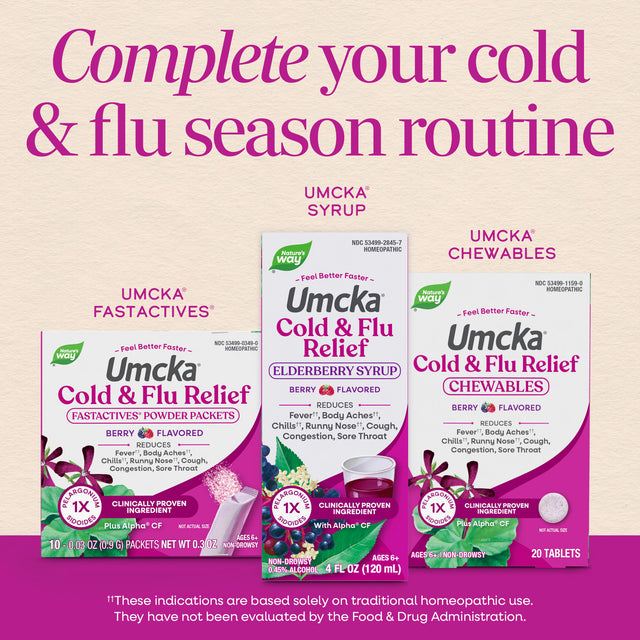 <{%MAIN5_15845%}>Nature's Way® | Umcka Cold & Flu Relief Elderberry Syrup