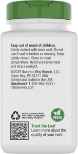 <{%360IMAGE3_15310%}>Nature's Way® | Maca Root - back of pack