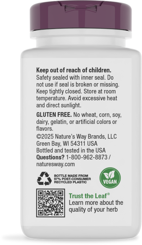 <{%360IMAGE3_15352%}>Nature's Way® | Grape Seed Standardized Extract - back of pack