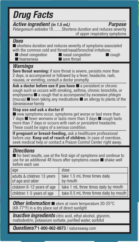 <{%360IMAGE5_15271%}>Nature's Way® | Umcka Cold Relief Drops - back of pack
