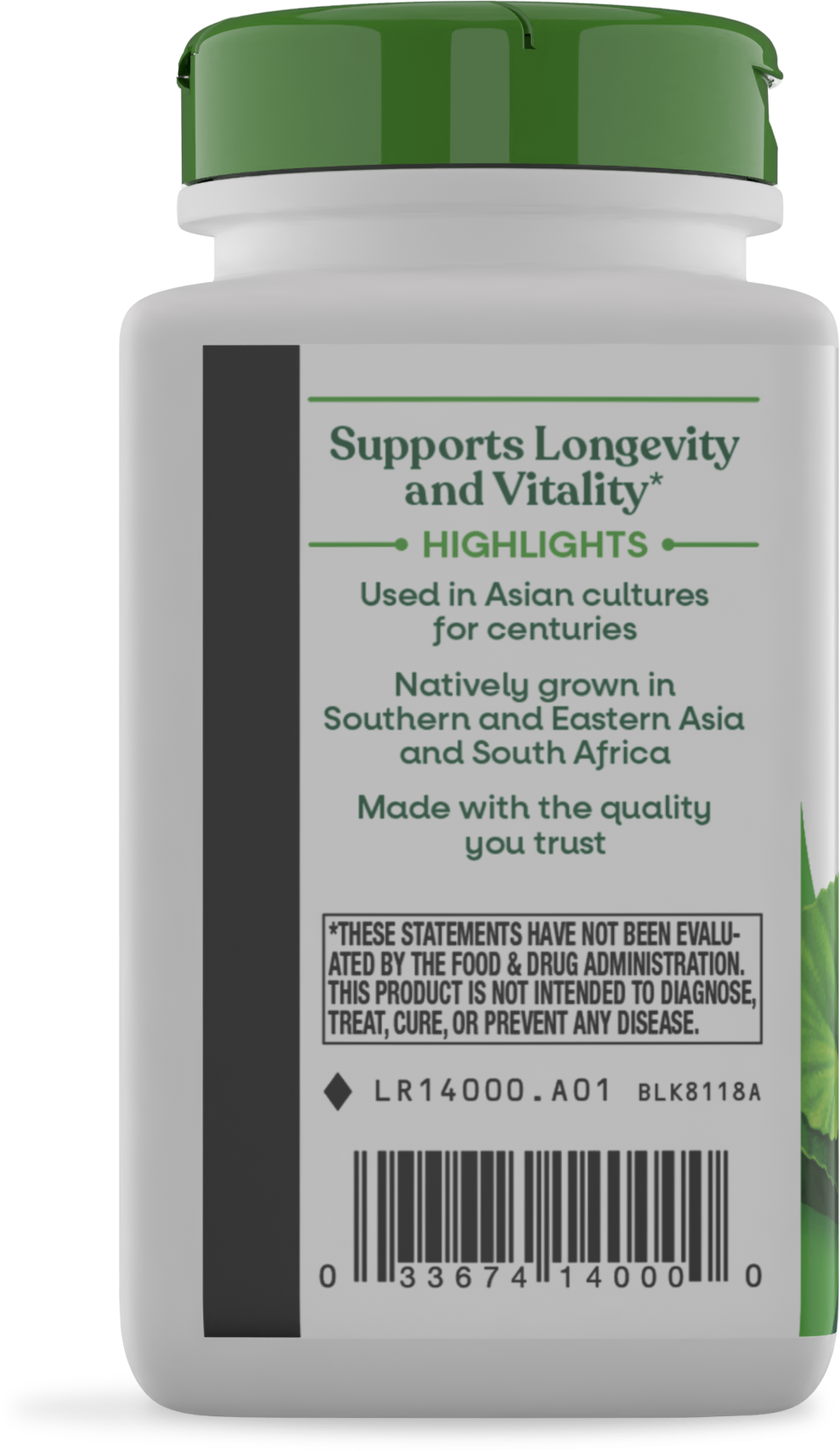 <{%360IMAGE6_14000%}>Nature's Way® | Gotu Kola Herb - left side of pack