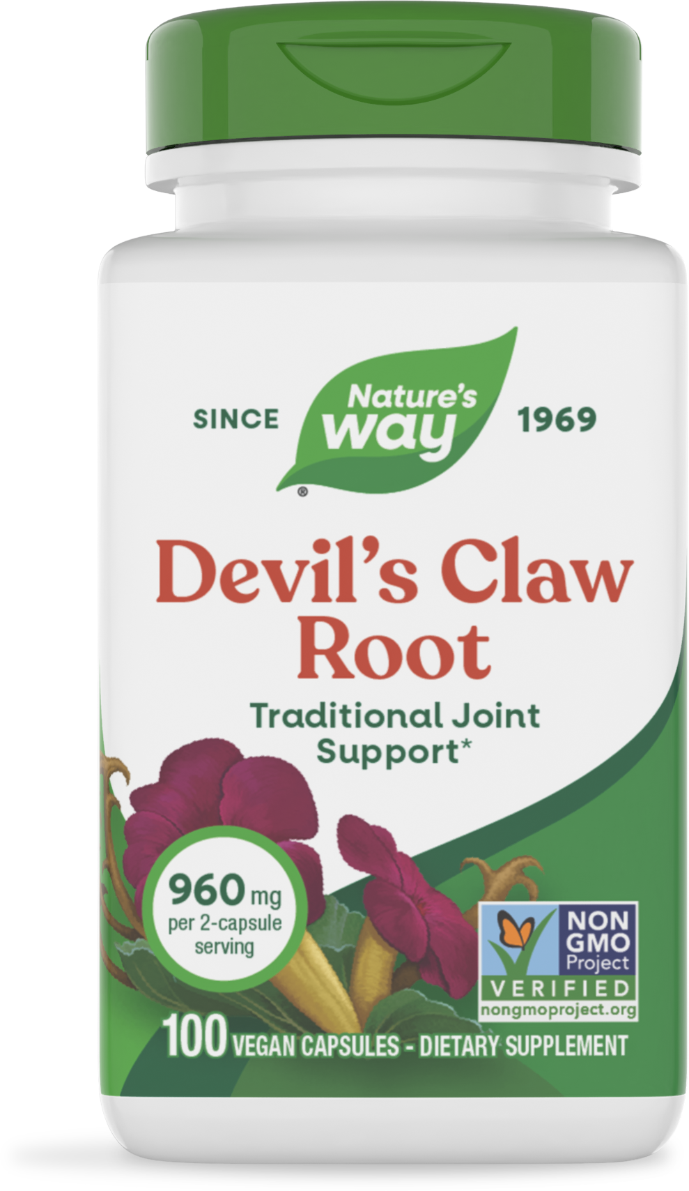 <{%PRIMARY_12350%}>Nature's Way® | Devil's Claw Root, 100 capsules