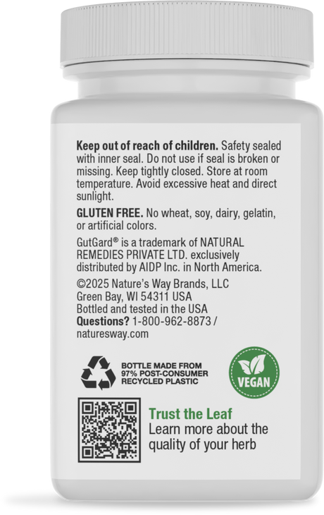 <{%360IMAGE3_09001%}>Nature's Way® | DGL - back of pack