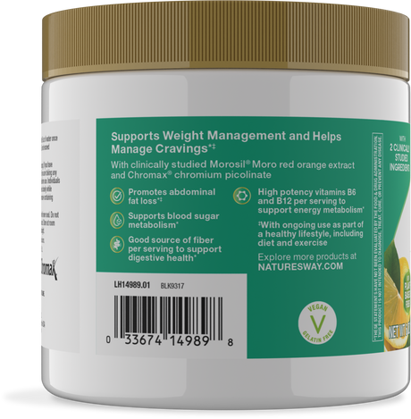 <{%360IMAGE5_14989%}>Nature's Way® | Weight Manager Drink Mix Powder - left side of pack