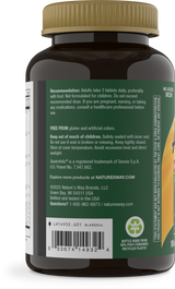 <{%360IMAGE2_14932%}>Nature's Way® | Alive! Max3 Potency Adult Complete Multivitamin-No Added Iron - left side of pack