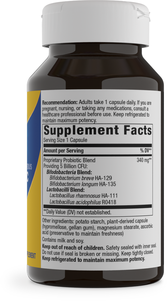 <{%360IMAGE4_6860%}>Nature's Way® | Primadophilus Bifidus Probiotic - right side of pack