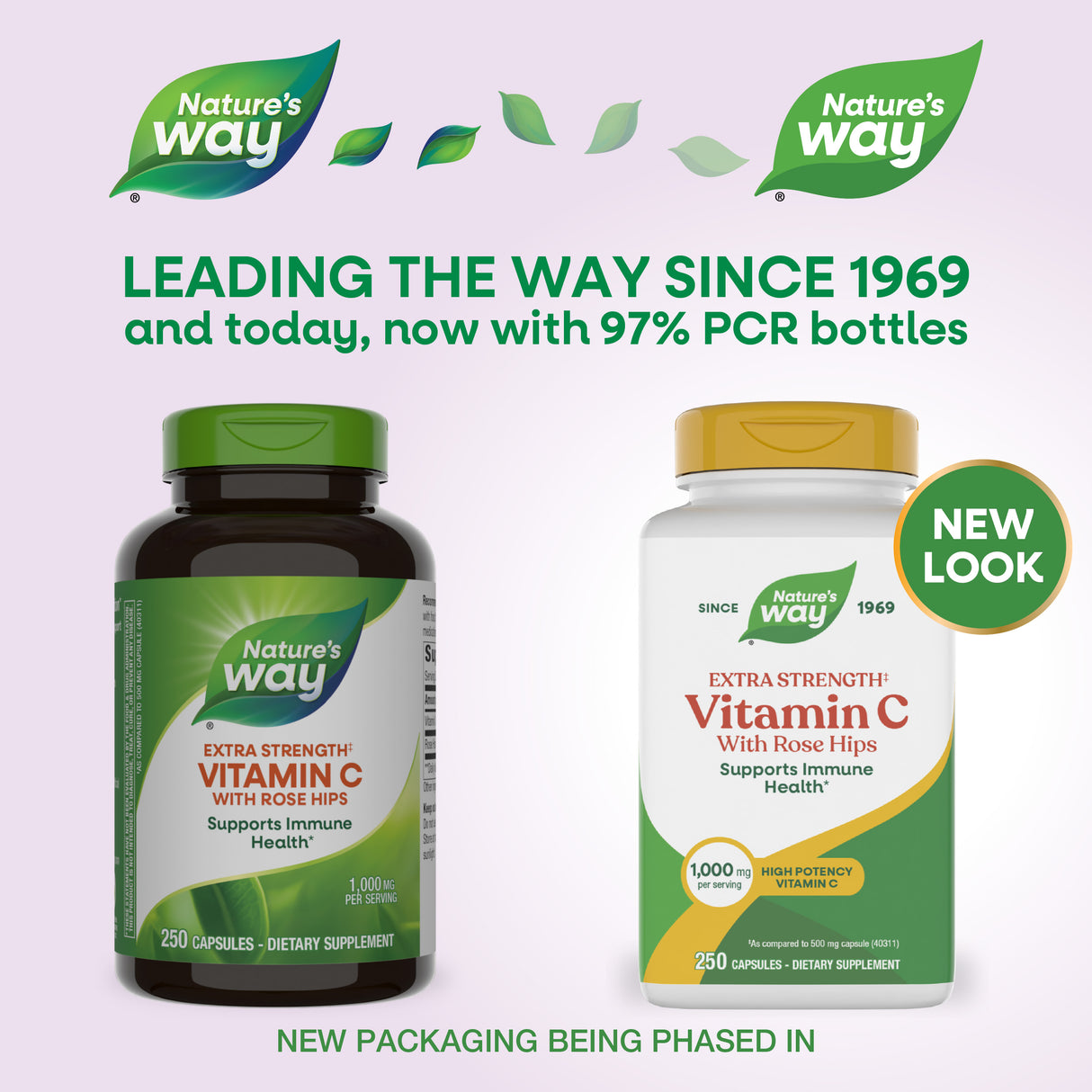 <{%MAIN1_40313%}>Nature's Way® | Vitamin C with Rose Hips Extra Strength - package updates old to new