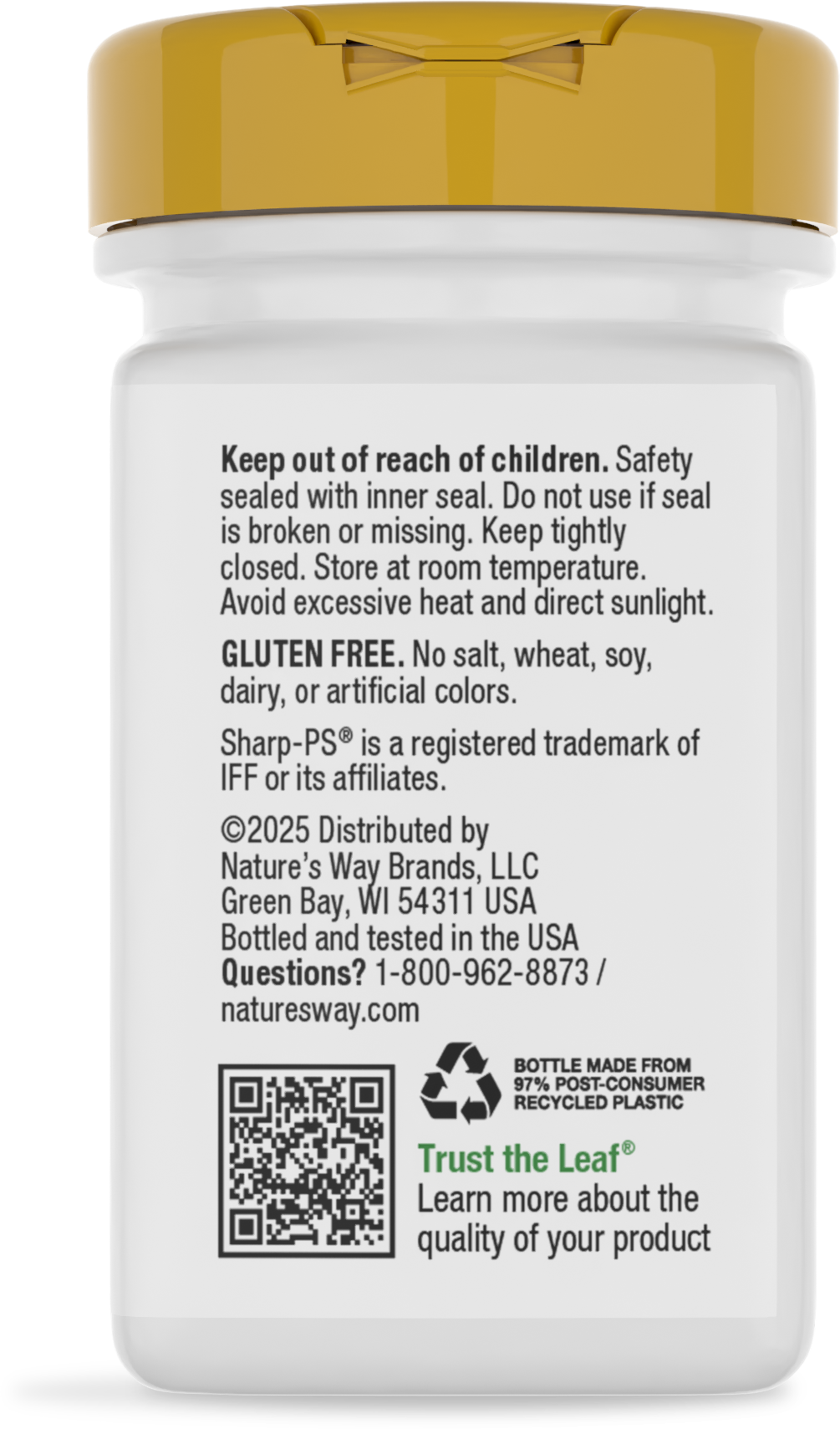 <{%360IMAGE3_45161%}>Nature's Way® | Phosphatidylserine - back of pack