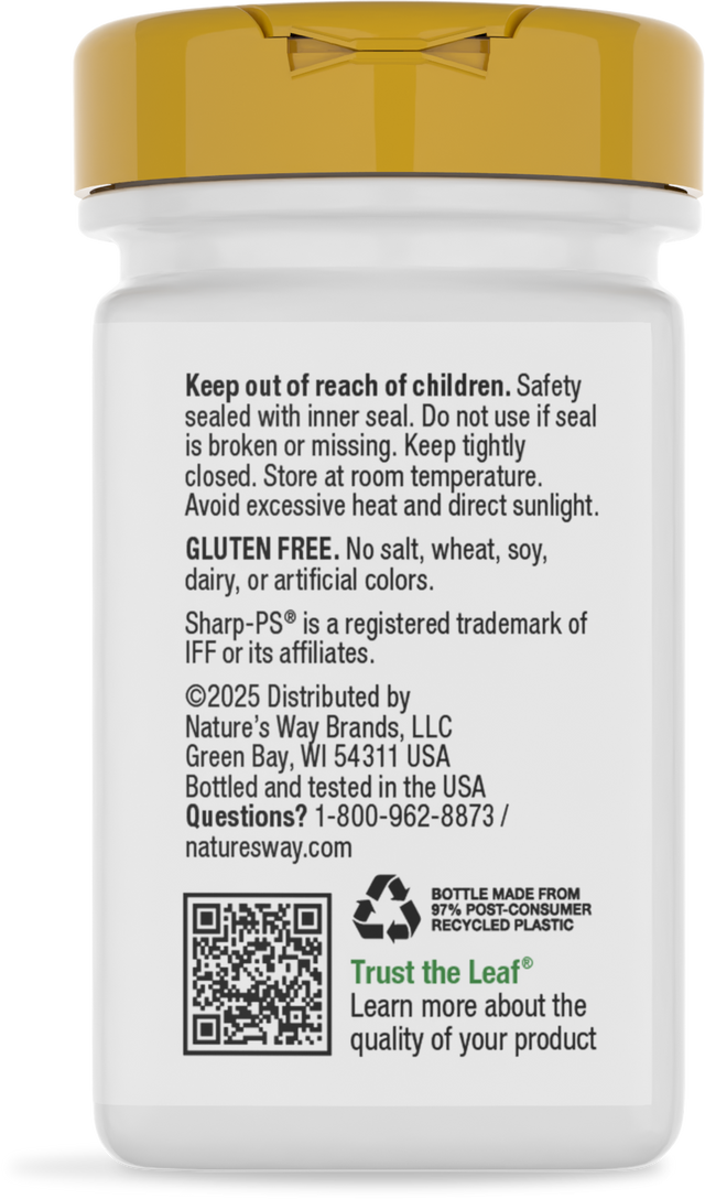 <{%360IMAGE3_45161%}>Nature's Way® | Phosphatidylserine - back of pack