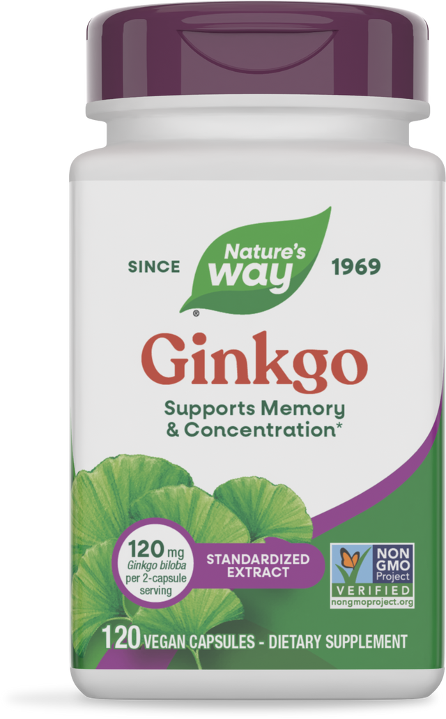 <{%PRIMARY_15351%}>Nature's Way® | Ginkgo, 120 capsules