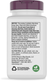 <{%360IMAGE3_900%}>Nature's Way® | Aloelax Premium Blend - back of pack