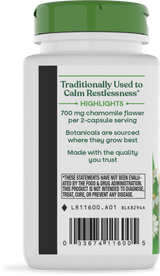 <{%360IMAGE2_11600%}>Nature's Way® | Chamomile Flowers - left side of pack