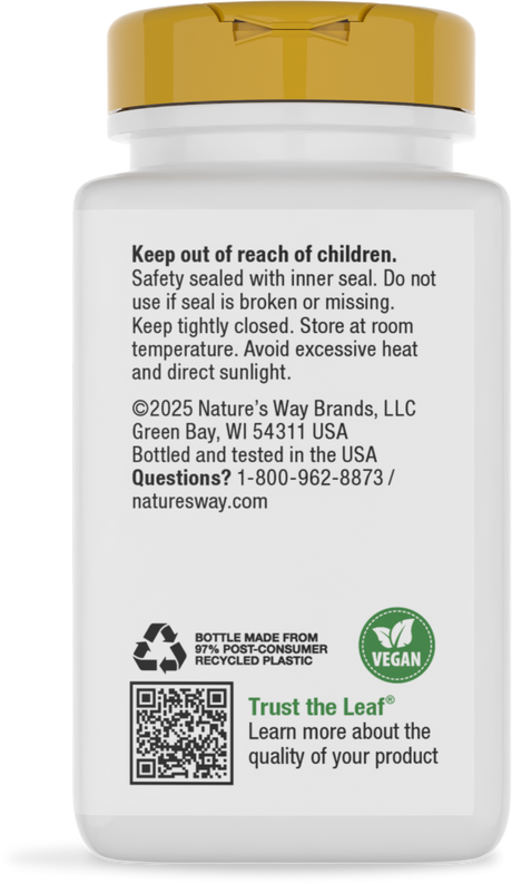 <{%360IMAGE3_09556%}>Nature's Way® | L-Theanine - back of pack