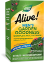 <{%PRIMARY_12112%}>Nature's Way® | Alive! Men's Garden Goodness Complete Multivitamin, 60 tablets