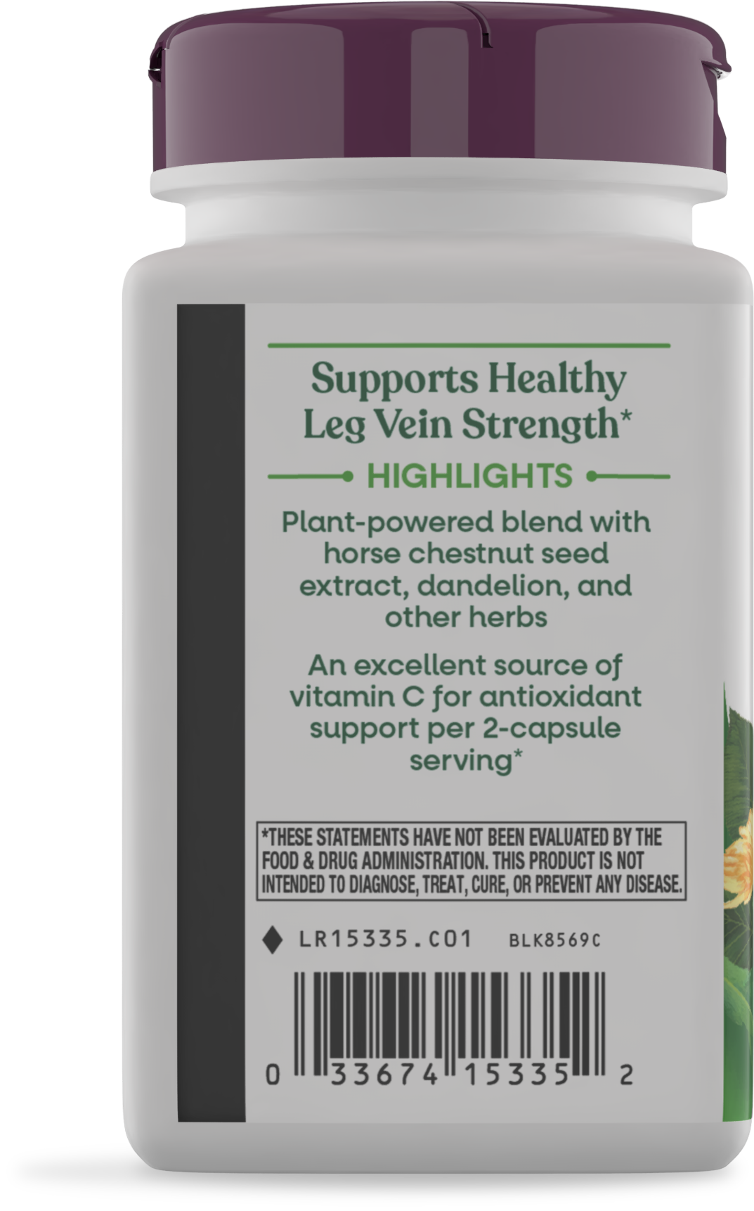 <{%360IMAGE6_15335%}>Nature's Way® | Leg Veins Premium Blend - left side of pack