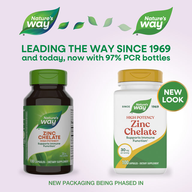 <{%MAIN1_41091%}>Nature's Way® | Zinc Chelate - package updates old to new