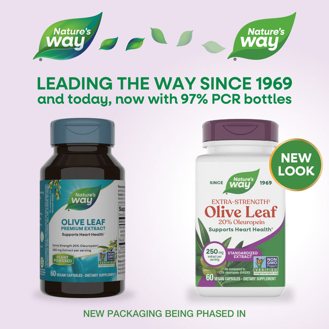 <{%MAIN1_15480%}>Nature's Way® | Olive Leaf Standardized Extract - package updates old to new