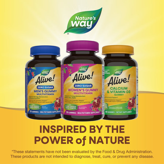 <{%MAIN4_14618%}>Nature's Way® | Alive! Zero Sugar Women's Gummy Multivitamin