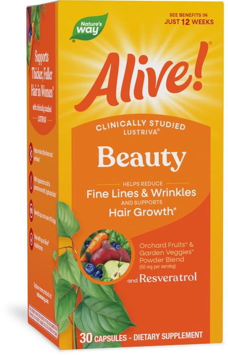 <{%PRIMARY_15932%}>Nature's Way® | Alive! Beauty, 30 capsules