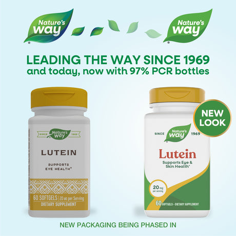 <{%MAIN1_15491%}>Nature's Way® | Lutein - package updates old to new