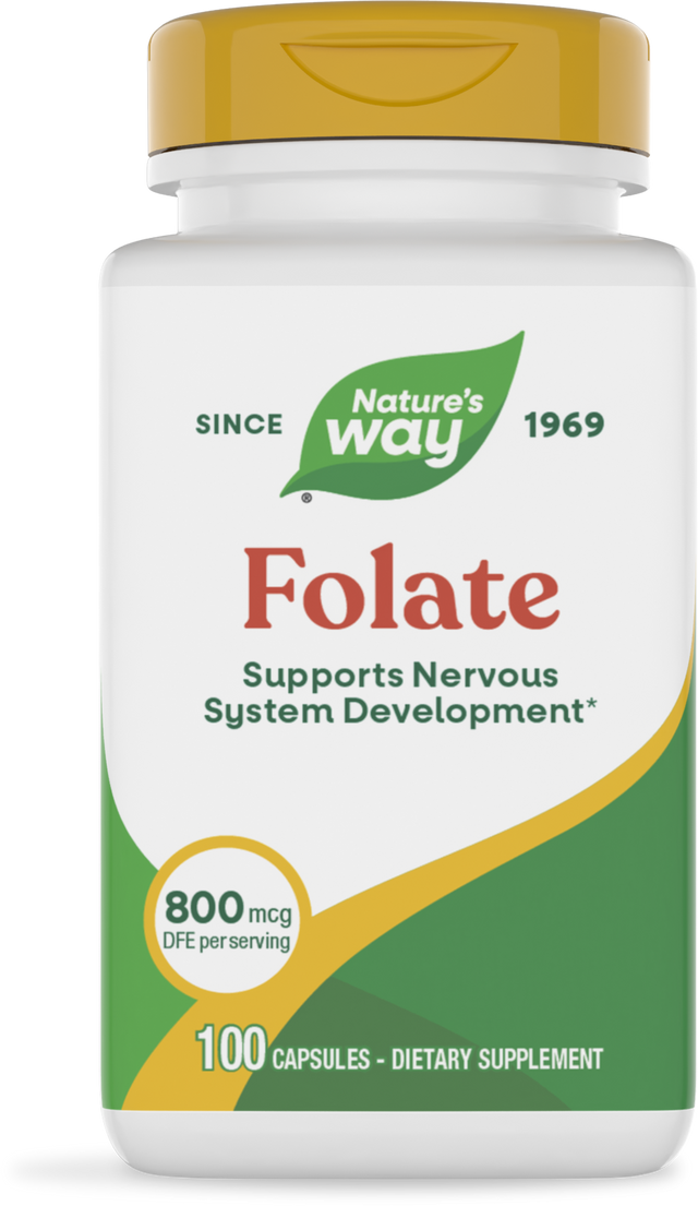<{%PRIMARY_40451%}>Nature's Way® | Folate, 100 capsules