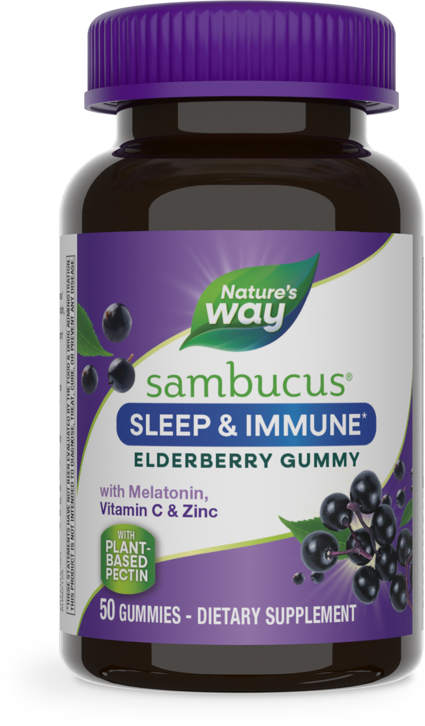 <{%PRIMARY_13496%}>Nature's Way® | Sambucus Sleep & Immune Gummies, 50 gummies