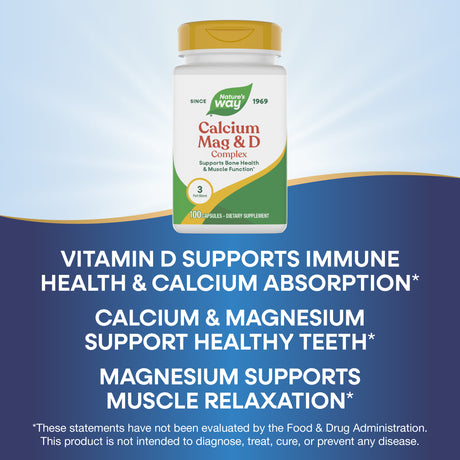 <{%MAIN9_41420%}>Nature's Way® | Calcium-Magnesium-Vitamin D