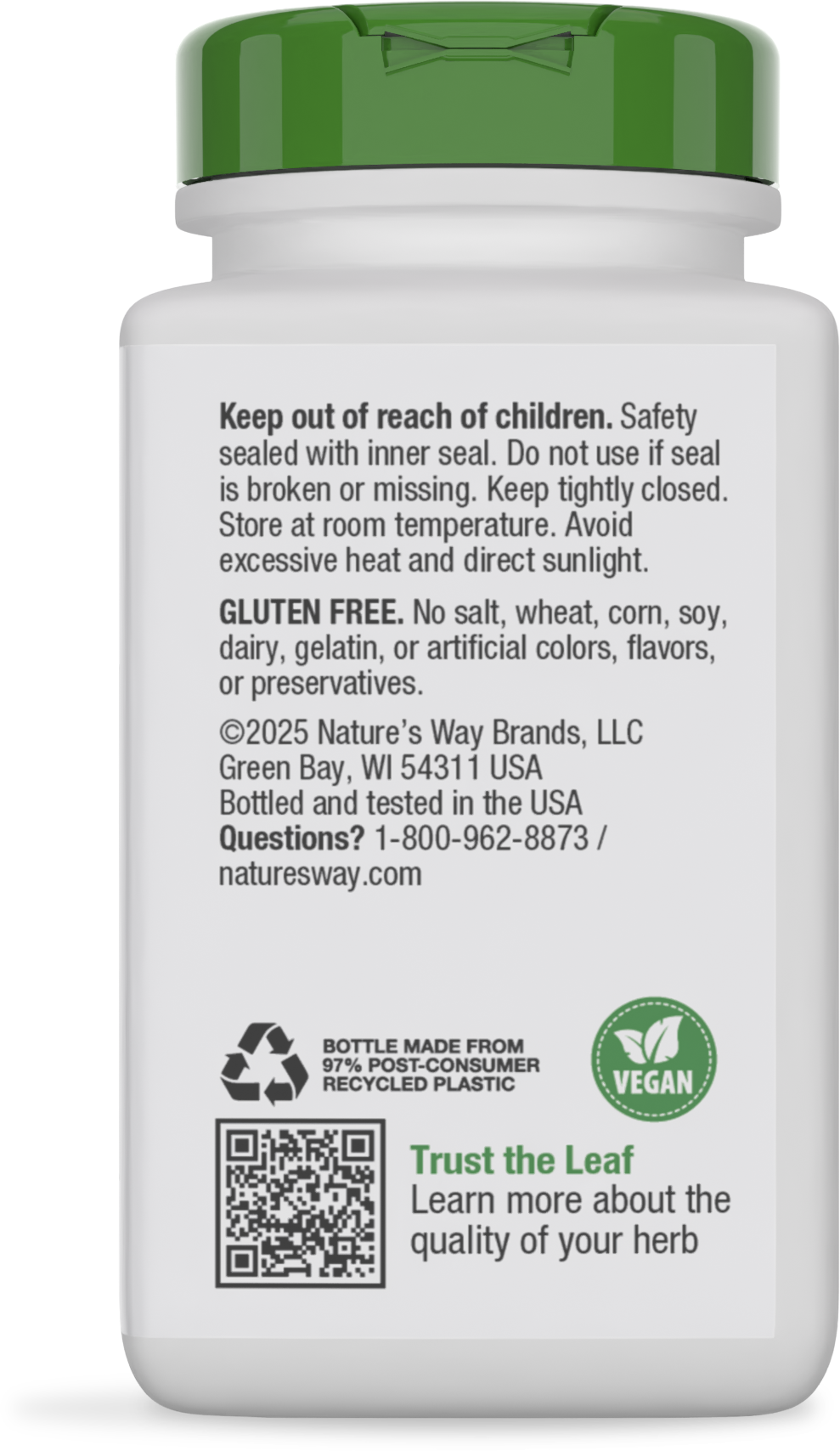 <{%360IMAGE3_14600%}>Nature's Way® | Licorice Root - back of pack