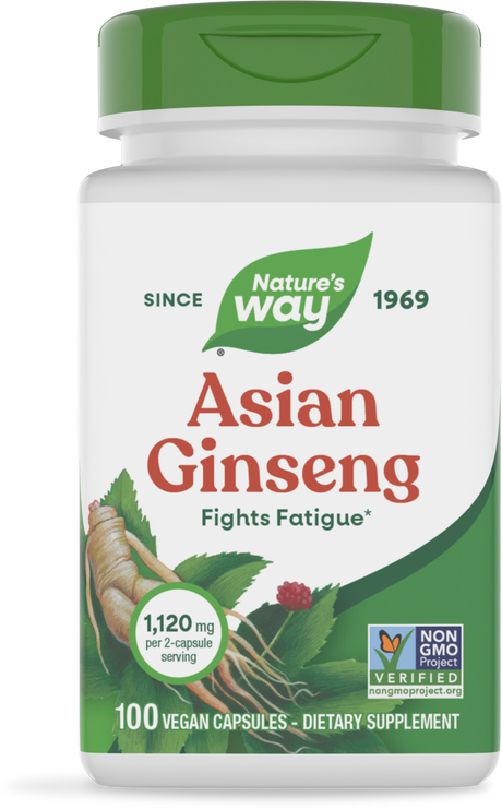 <{%PRIMARY_13300%}>Nature's Way® | Asian Ginseng, 100 capsules
