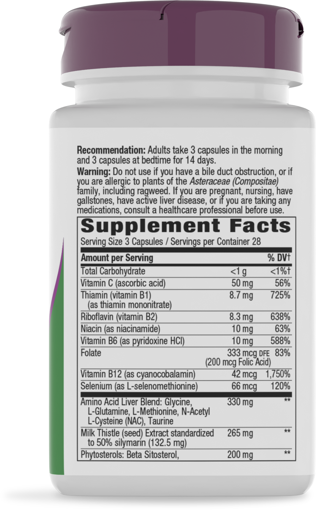 <{%360IMAGE1_01315%}>Nature's Way® | Complete Liver Cleanse - right side of pack