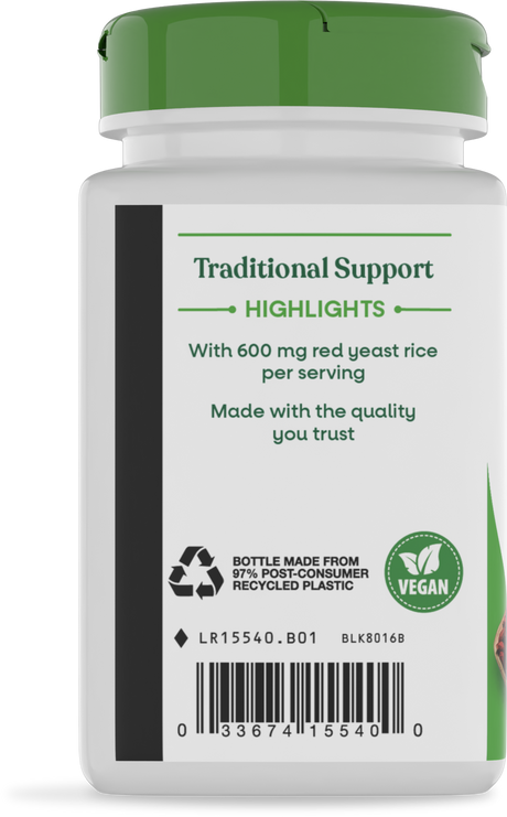 <{%360IMAGE2_15540%}>Nature's Way® | Red Yeast Rice - left side of pack
