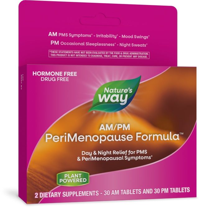 <{%PRIMARY_07236%}>Nature's Way® | AM/PM PeriMenopause Formula, 60 tablets