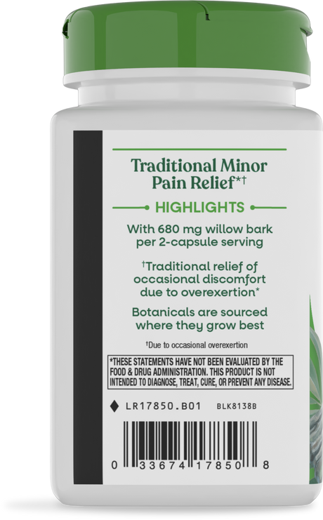 <{%360IMAGE2_17850%}>Nature's Way® | Willow Bark - left side of pack