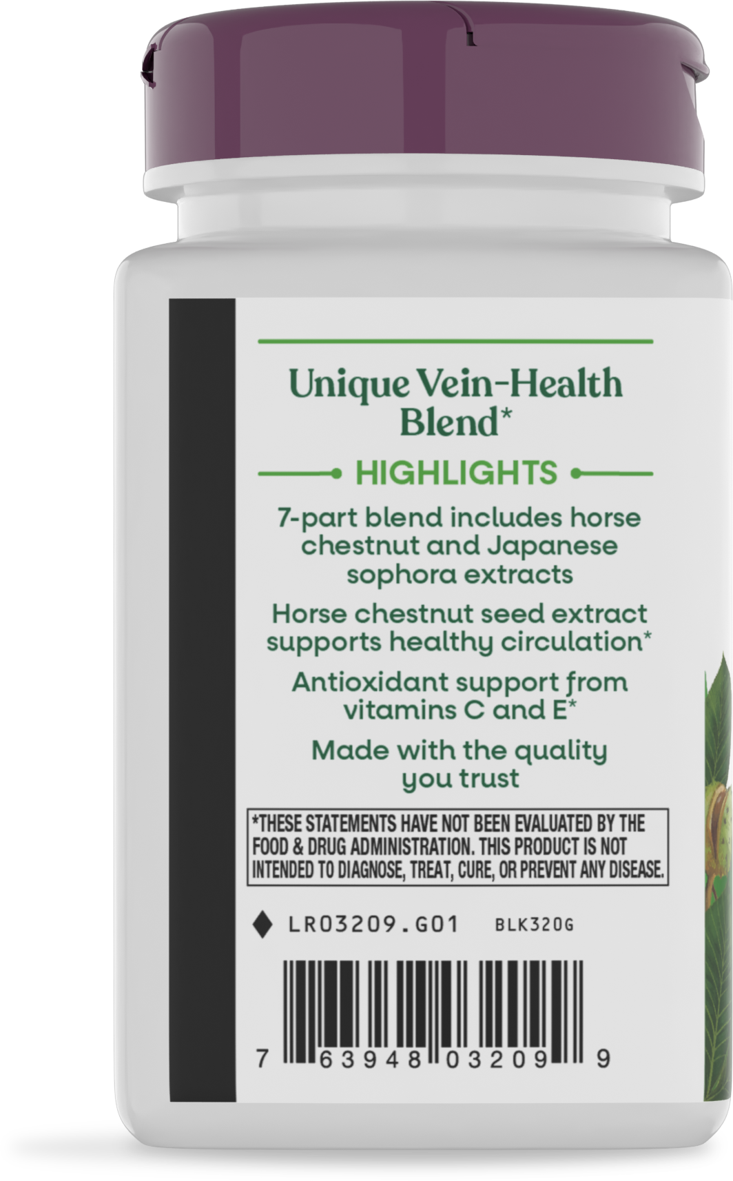 <{%360IMAGE2_03209%}>Nature's Way® | Hem-Care Premium Blend - left side of pack