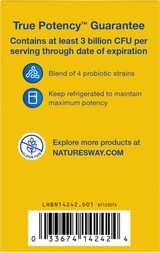 <{%360IMAGE6_14242%}>Nature's Way® | Primadophilus Kids Probiotic Chewables - back of pack