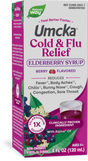 <{%PRIMARY_15845%}>Nature's Way® | Umcka Cold & Flu Relief Elderberry Syrup, 4 fl oz (120 ml), Berry