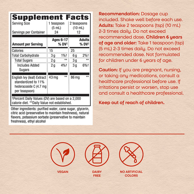 <{%MAIN4_08771%}>Nature's Way® | Bronchial Soothe Ivy Leaf Extract Syrup