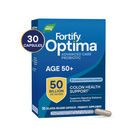 <{%MAIN6_10762%}>Nature's Way® | Fortify Optima Adult 50+ Advanced Care Probiotic