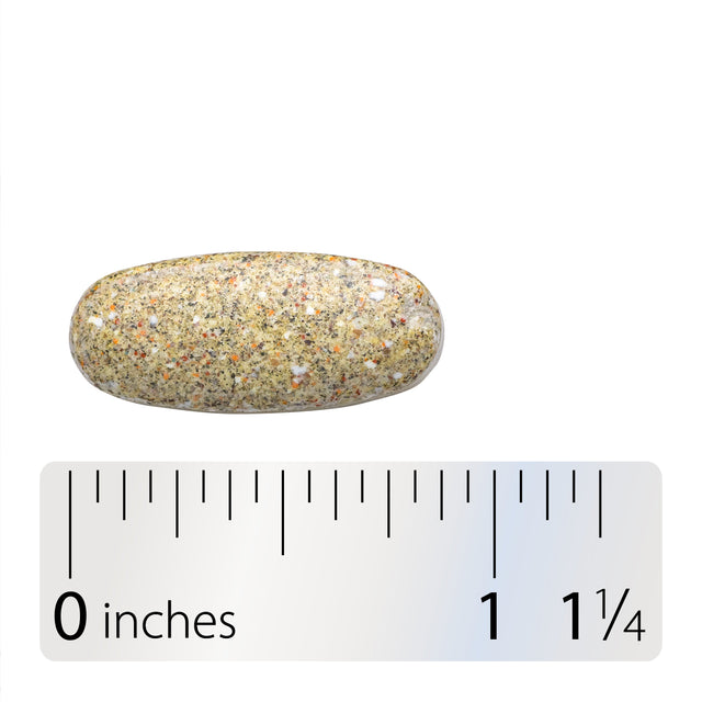 <{%360IMAGE3_14932%}>Nature's Way® | Alive! Max3 Potency Adult Complete Multivitamin-No Added Iron - Tablet and ruler
