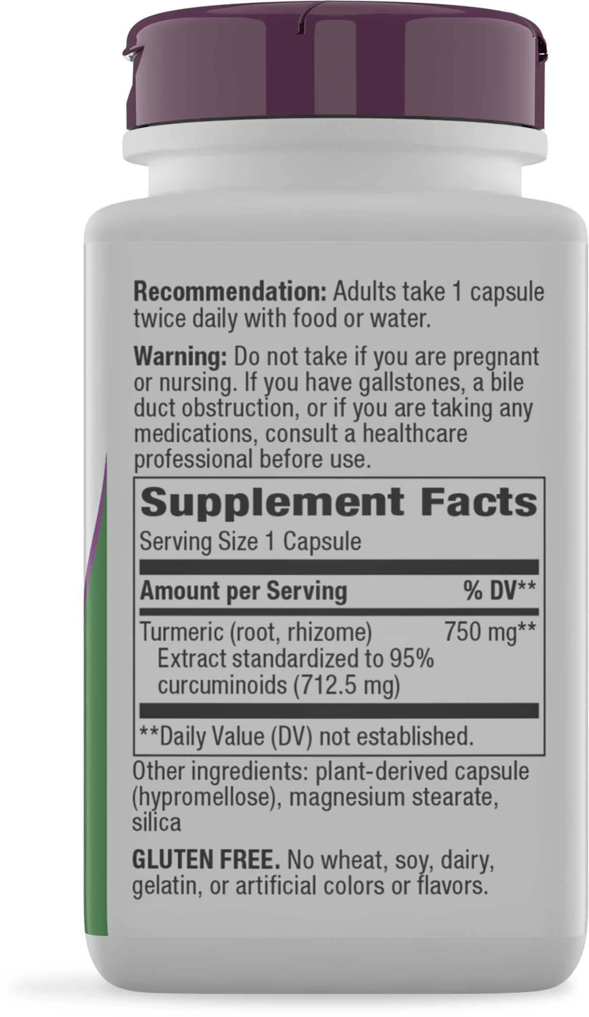 <{%360IMAGE1_10260%}>Nature's Way® | Turmeric Max Potency - right side of pack