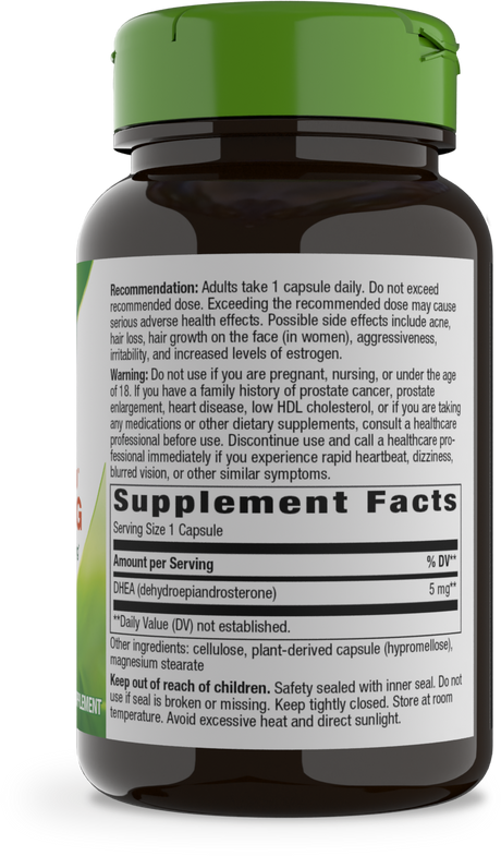 <{%360IMAGE1_05006%}>Nature's Way® | Youthful You DHEA 5mg - right side of pack