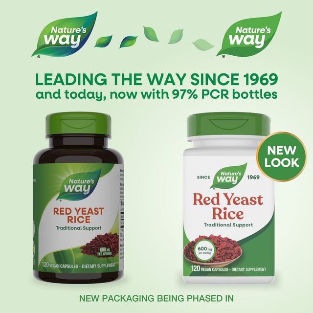<{%MAIN1_15540%}>Nature's Way® | Red Yeast Rice - package updates old to new