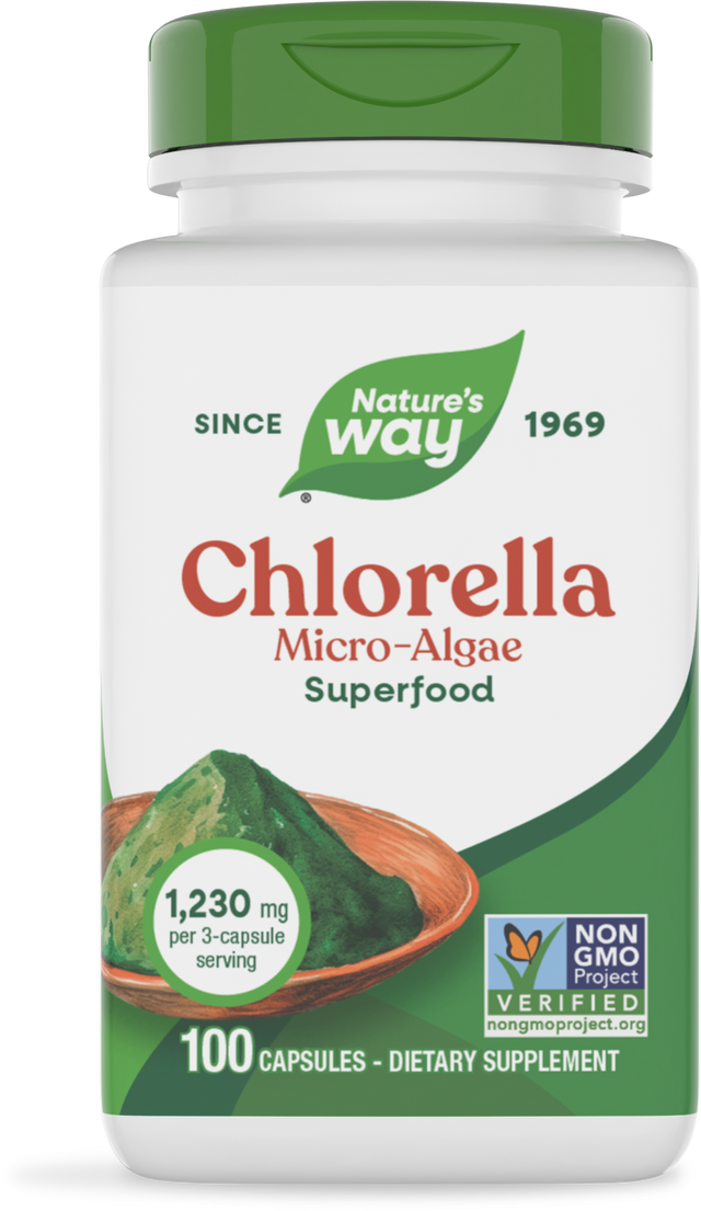 <{%PRIMARY_11850%}>Nature's Way® | Chlorella, 100 capsules