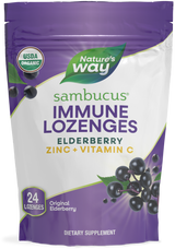 <{%PRIMARY_10220%}>Nature's Way® | Sambucus Immune Lozenges, 24 lozenges, Elderberry