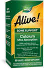 <{%PRIMARY_15838%}>Nature's Way® | Alive! Calcium Bone Support, 60 tablets