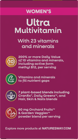 <{%360IMAGE6_15686%}>Nature's Way® | Alive! Women's Ultra Multivitamin - left side of pack