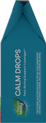<{%360IMAGE7_14970%}>Nature's Way® | Calm Drops Lozenges - left side of pack