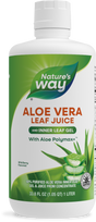 <{%PRIMARY_14282%}>Nature's Way® | Aloe Vera Inner Leaf Gel & Juice, 33.8 fl oz (1 l), Wild Berry