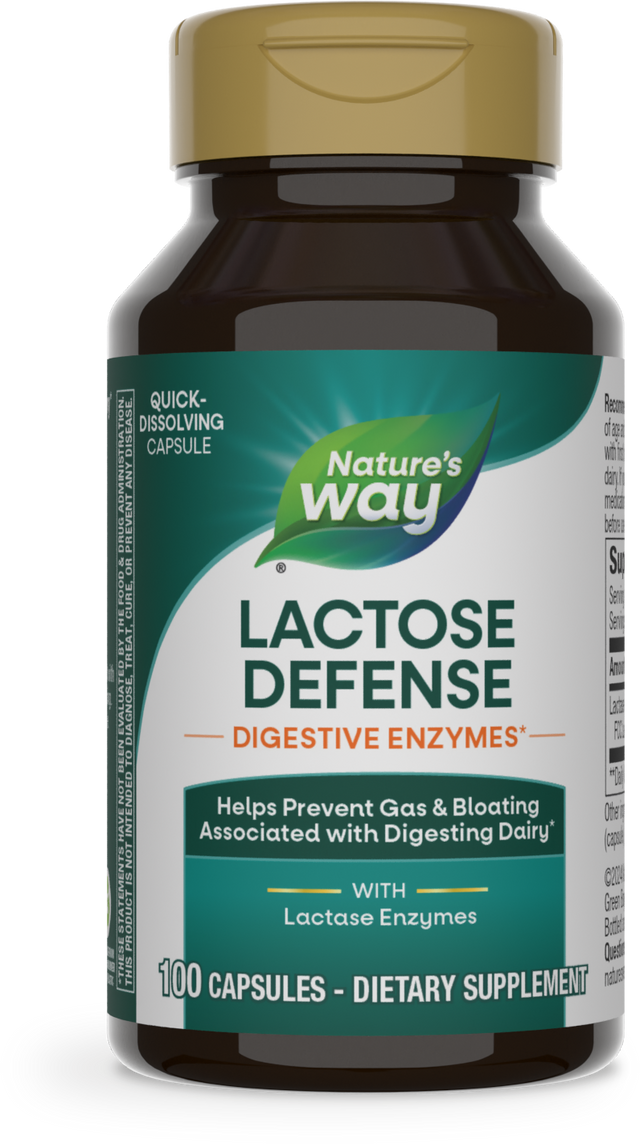 <{%PRIMARY_47110%}>Nature's Way® | Lactose Defense Digestive Enzymes, 100 capsules